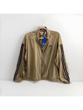 Adidas Women’s Plus Size 1X Lightweight Spring Pull-Away Athletic Jacket Coat